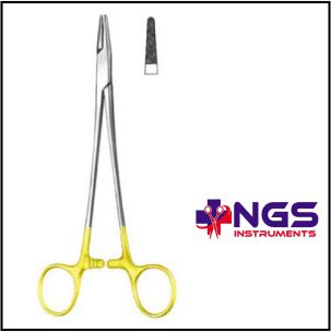 Mayo Hegar Needle Holder Tungsten Carbide Tip Golden India Surgicals