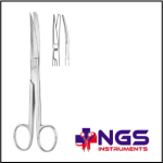 DRESSING SCISSOR CURVED SHARP/BLUNT - Golden India Surgicals - Surgical ...