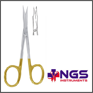 STEVEN TENOTOMY SCISSOR SHARP/SHARP TIP TUNGSTEN CARBIDE BLADES