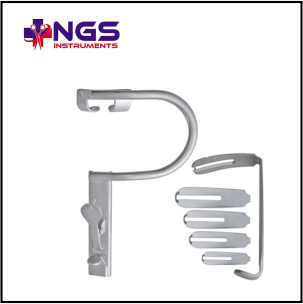 KILNER DOUGHTY MOUTH GAG WITH SLOTTED BLADES COMPLETE SET WITH FRAME AND 5 BLADES