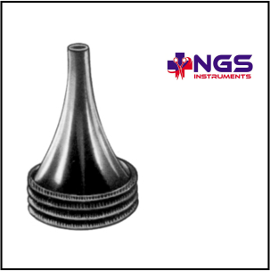 HARTMANN AURAL SPECULUM BLACK FINISH SET OF 4PCS