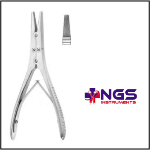 FLAT NOSE PLIER DOUBLE ACTION TUNGSTEN CARBIDE TIP