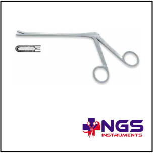 INTERVERTEBRAL DISC RONGEUR SERRATED JAW