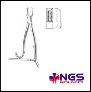 KERN BONE HOLDING FORCEP WITH RATCHET